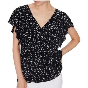 Woman’s Sanctuary Short Sleeve Floral Top Medium